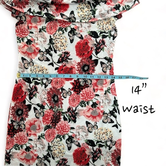 NWT Wild Child Mini Floral Dress M - Picture 7 of 11